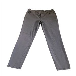 Maurices gray jeggings 16W